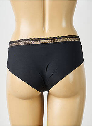 Shorty effet matière satinée noir PASSIONATA femme