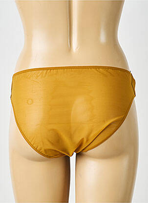 Culotte tissage dentelle jaune SIMONE PERELE femme