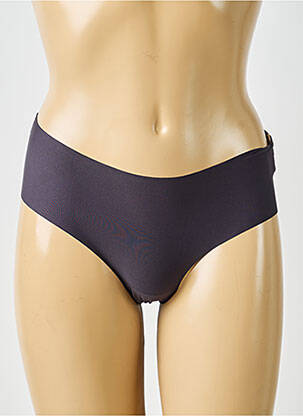 Culotte effet matière satinée gris SIMONE PERELE femme