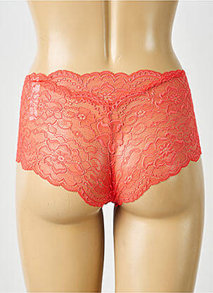 Shorty effet matière satinée orange PASSIONATA femme
