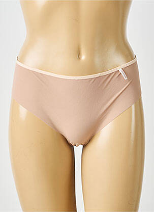 Shorty effet matière satinée beige PASSIONATA femme