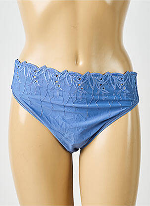 Culotte effet matière satinée bleu PASSIONATA femme