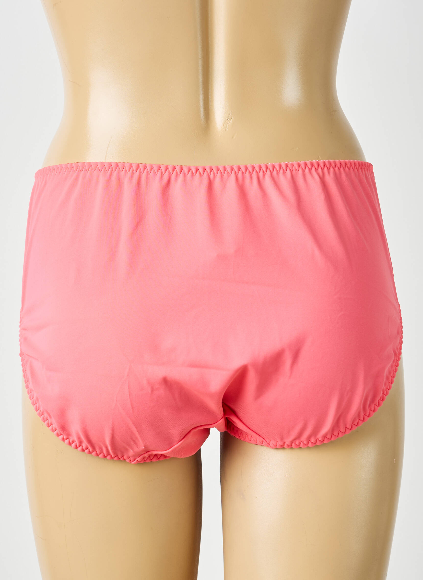Culotte haute broderie rose DAMART femme