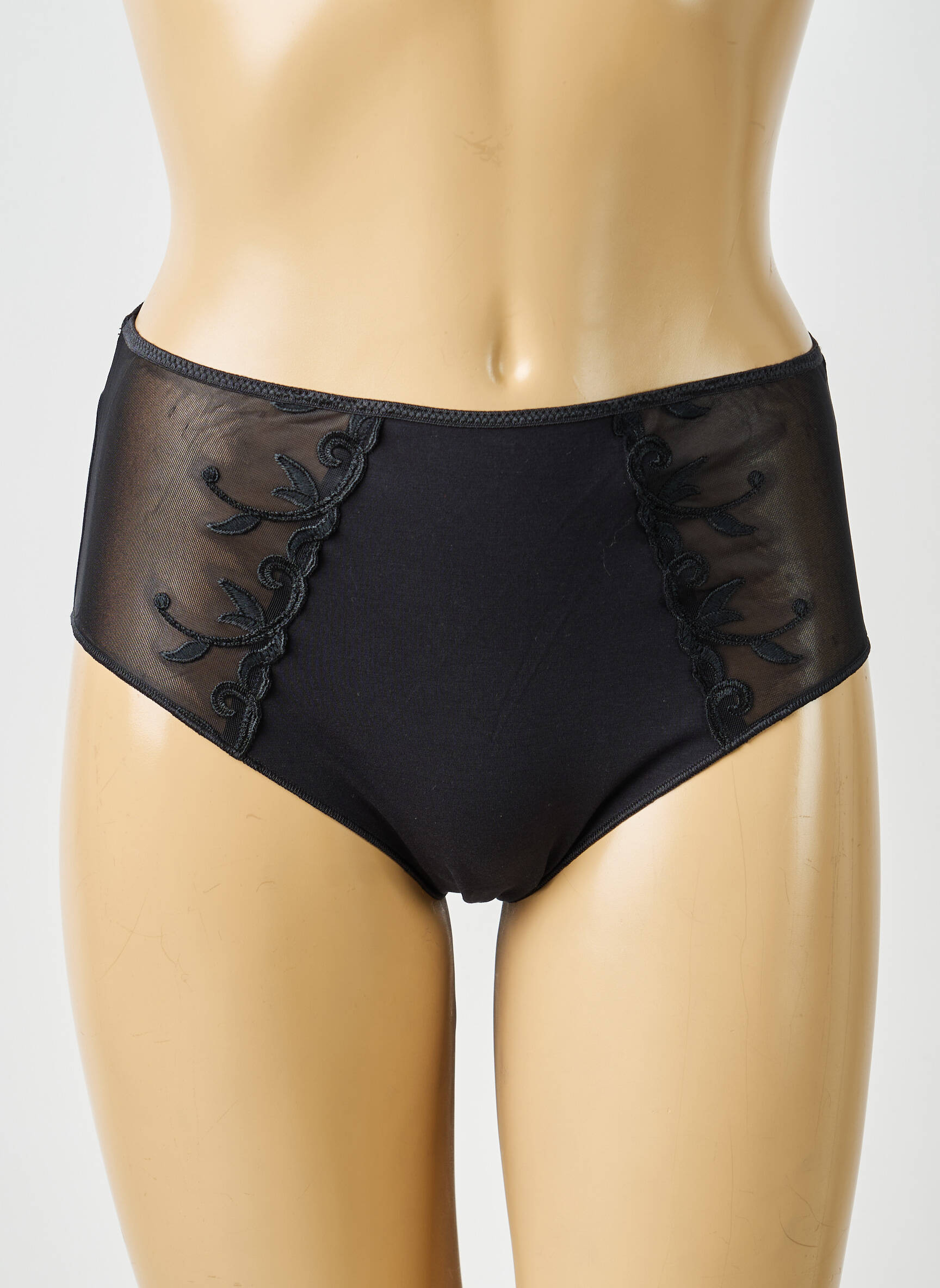 Culotte tissage satiné noir SIMONE PERELE femme