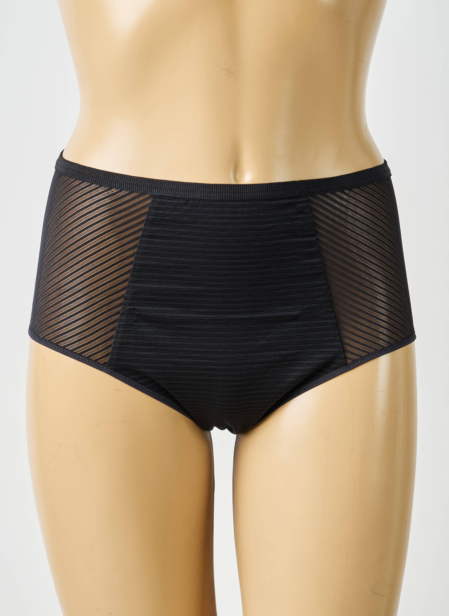 Shorty effet matière satinée noir FEMILET femme