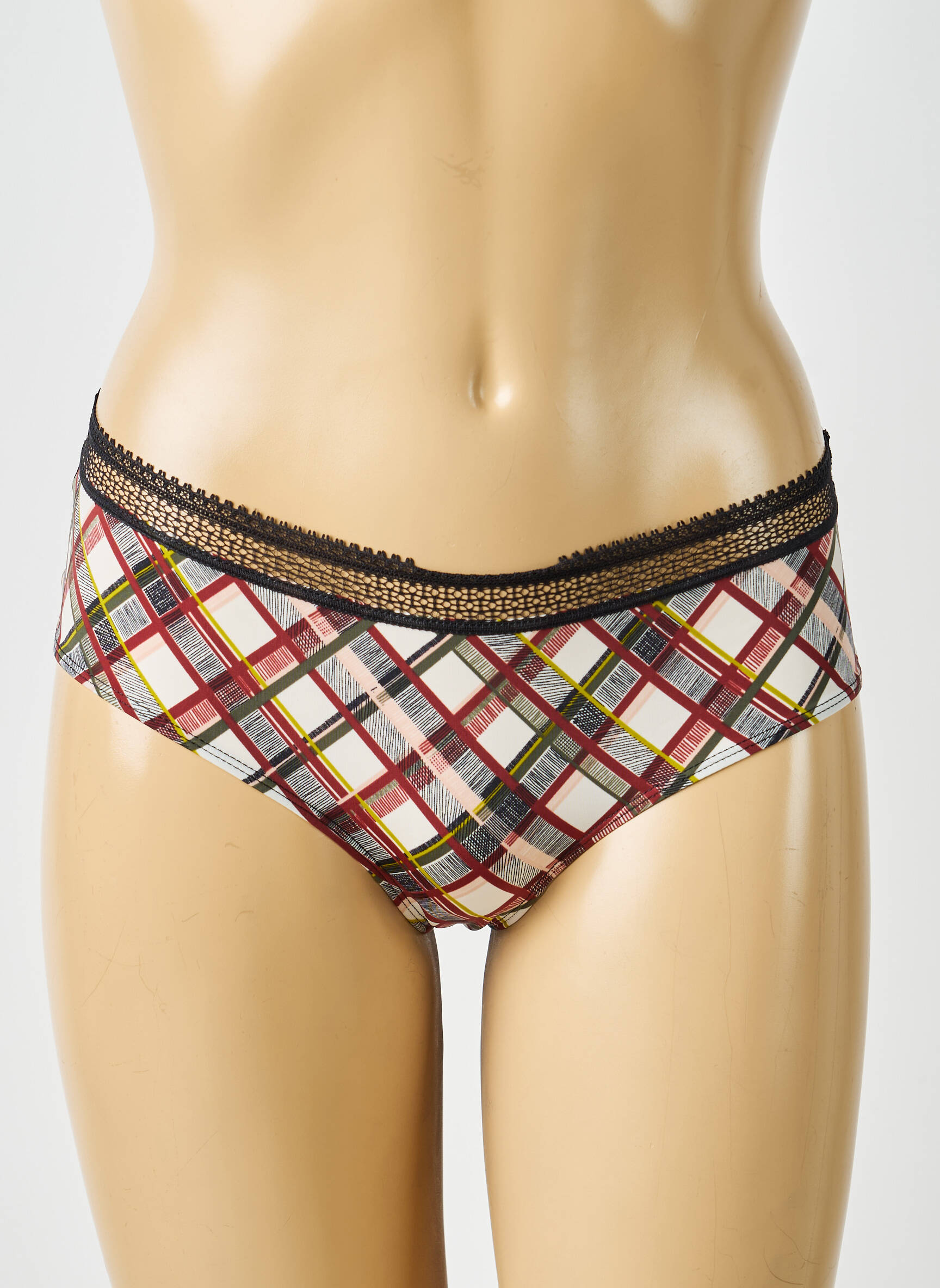 Shorty effet matière satinée noir PASSIONATA femme