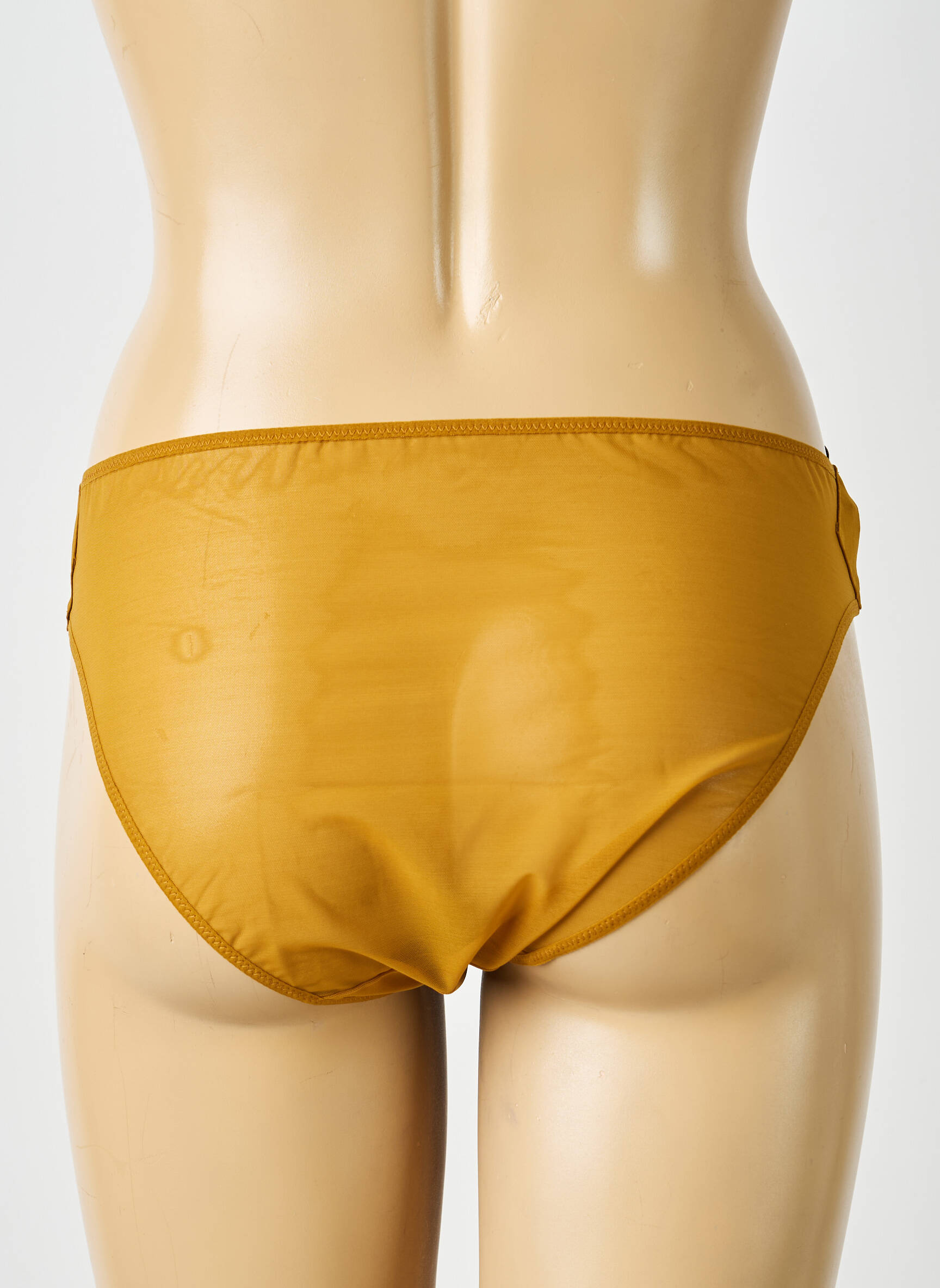 Culotte tissage dentelle jaune SIMONE PERELE femme