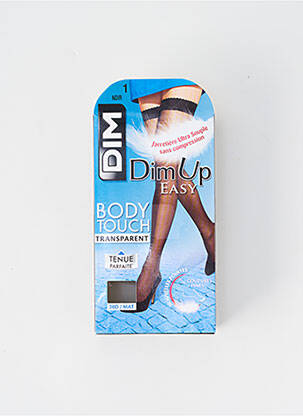 Bas maintien autofixant noir DIM femme