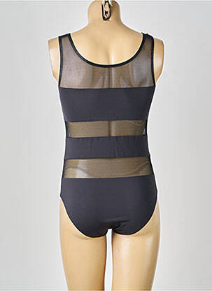 Body lingerie fermeture pressionnée noir IMPLICITE femme