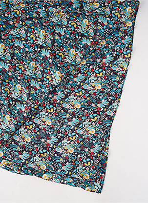 Foulard coutures renforcées bleu DES PETITS HAUTS femme