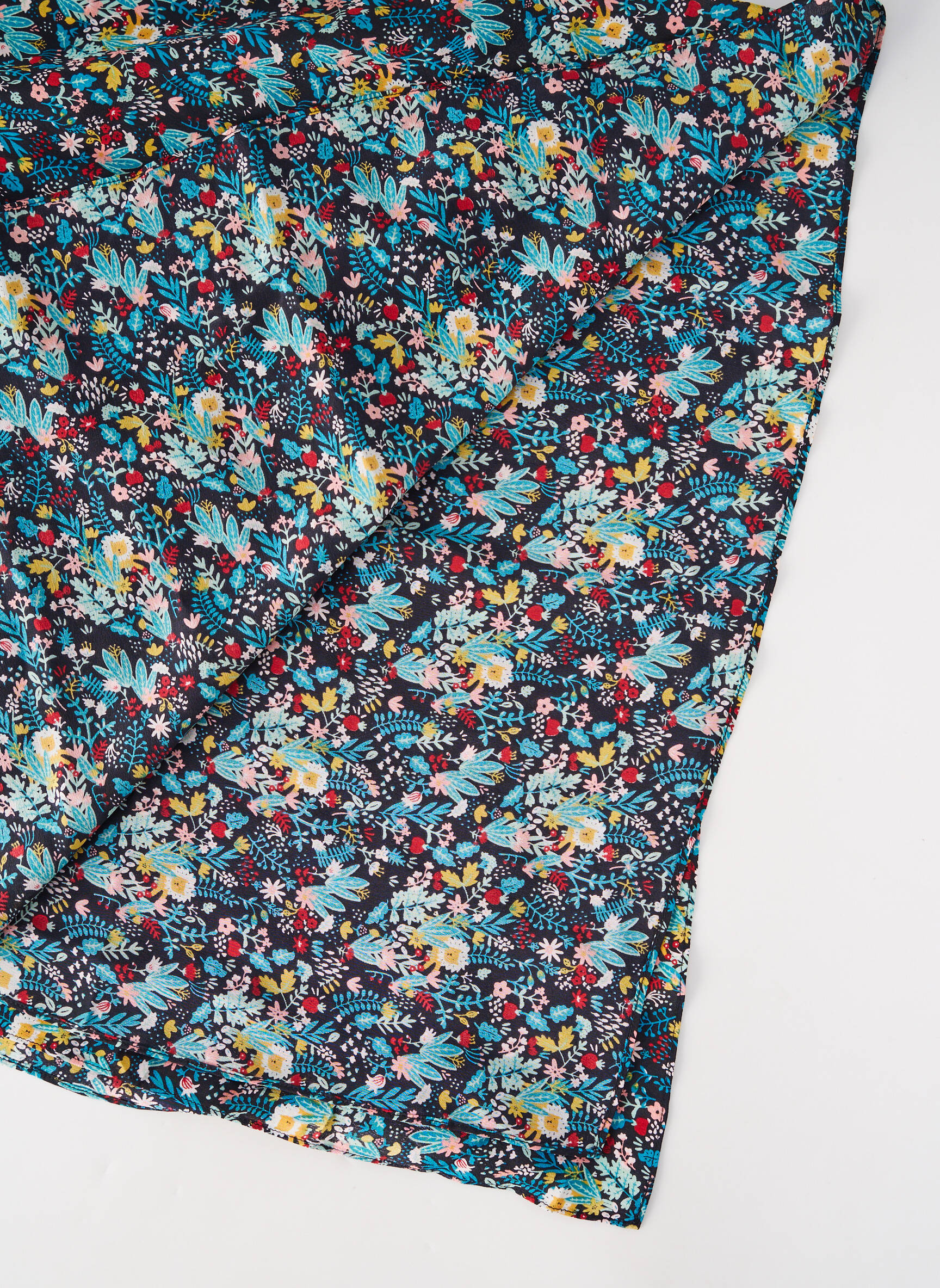 Foulard coutures renforcées bleu DES PETITS HAUTS femme