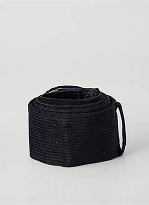 Ceinture effet matière satinée noir SURKANA femme