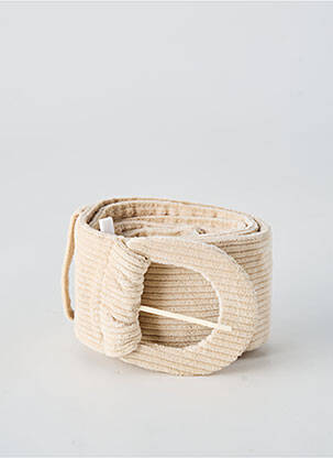 Ceinture effet matière satinée beige SURKANA femme
