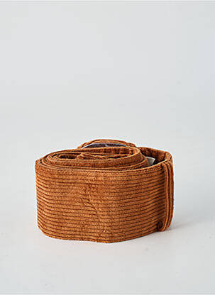 Ceinture effet matière satinée marron SURKANA femme