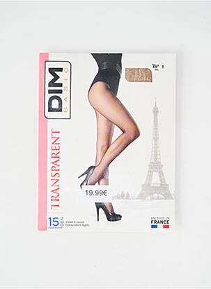 Collants stretch beige DIM femme