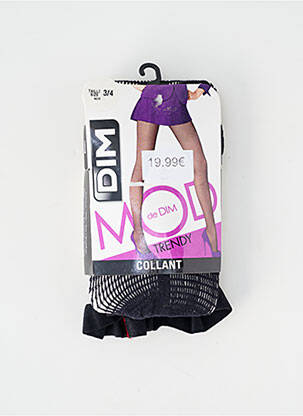 Collants stretch noir DIM femme