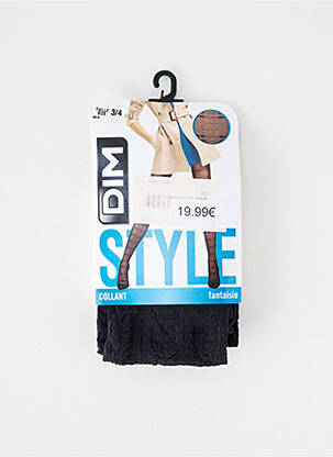 Collants imprimé fantaisie noir DIM femme