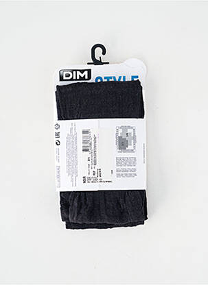 Collants imprimé fantaisie noir DIM femme
