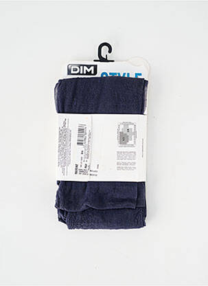 Collants imprimé pois bleu DIM femme