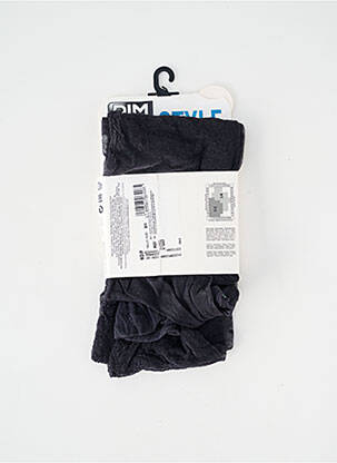 Collants imprimé pois noir DIM femme
