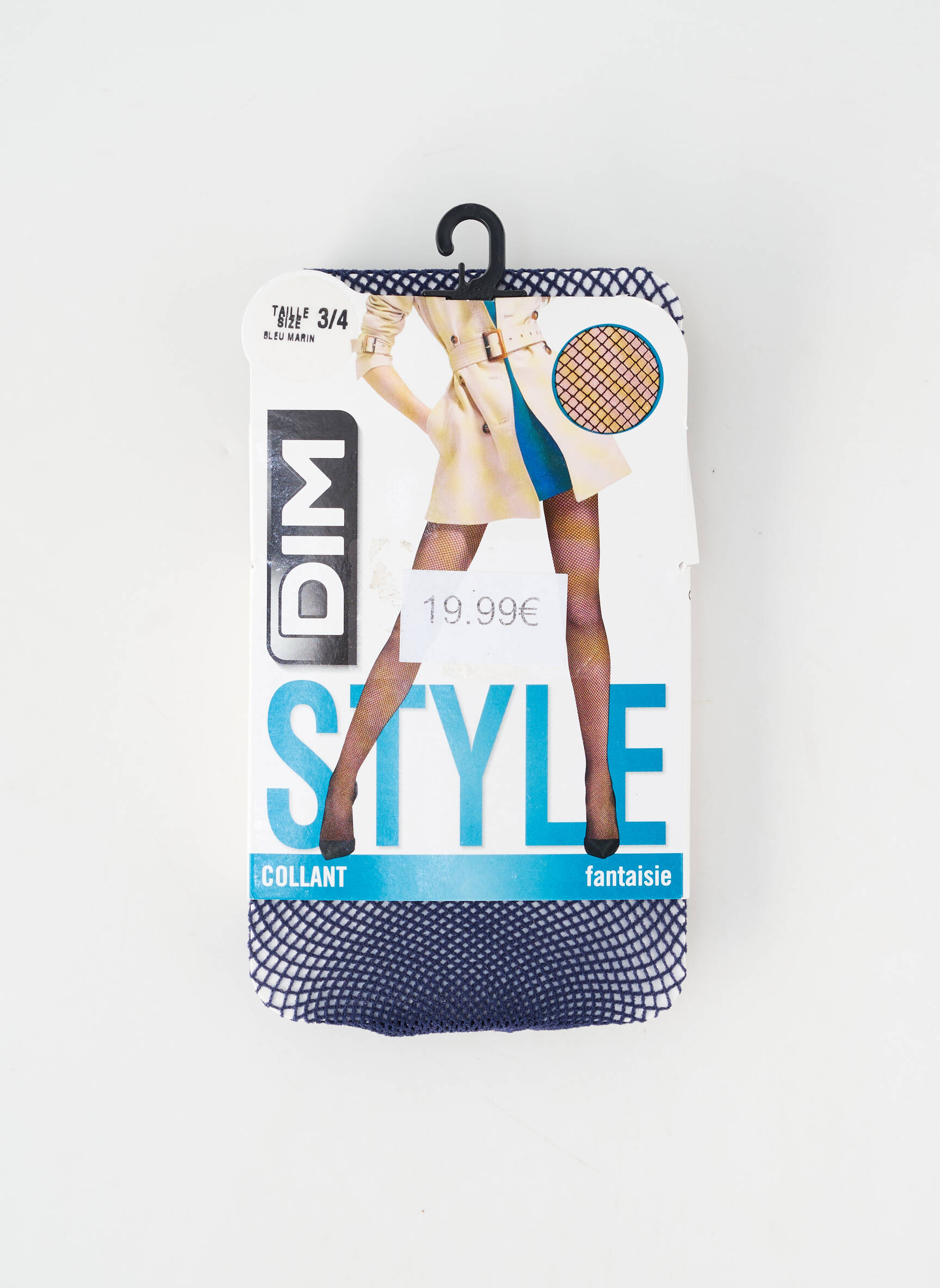 Collants stretch bleu DIM femme
