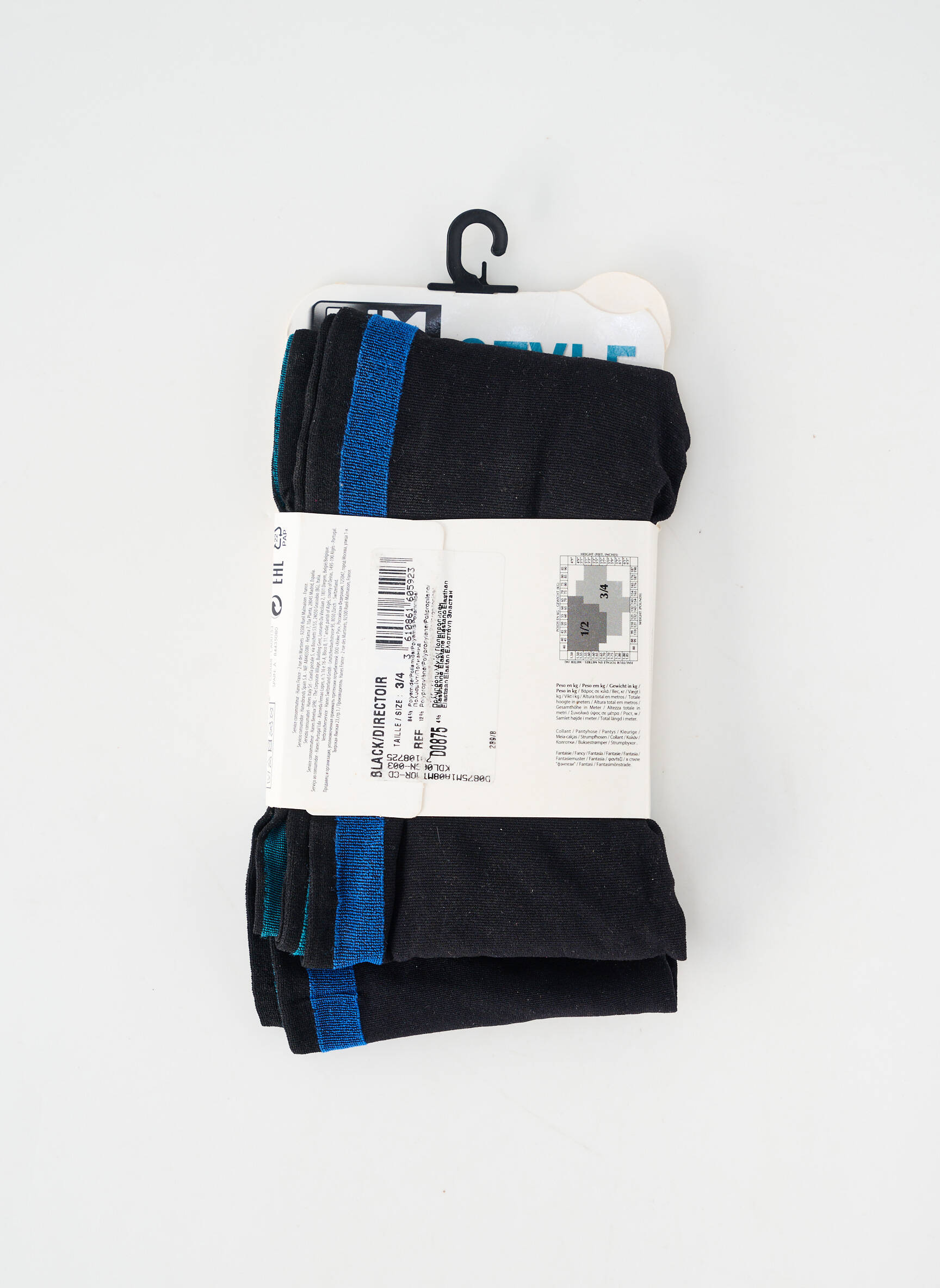 Collants stretch bleu DIM femme