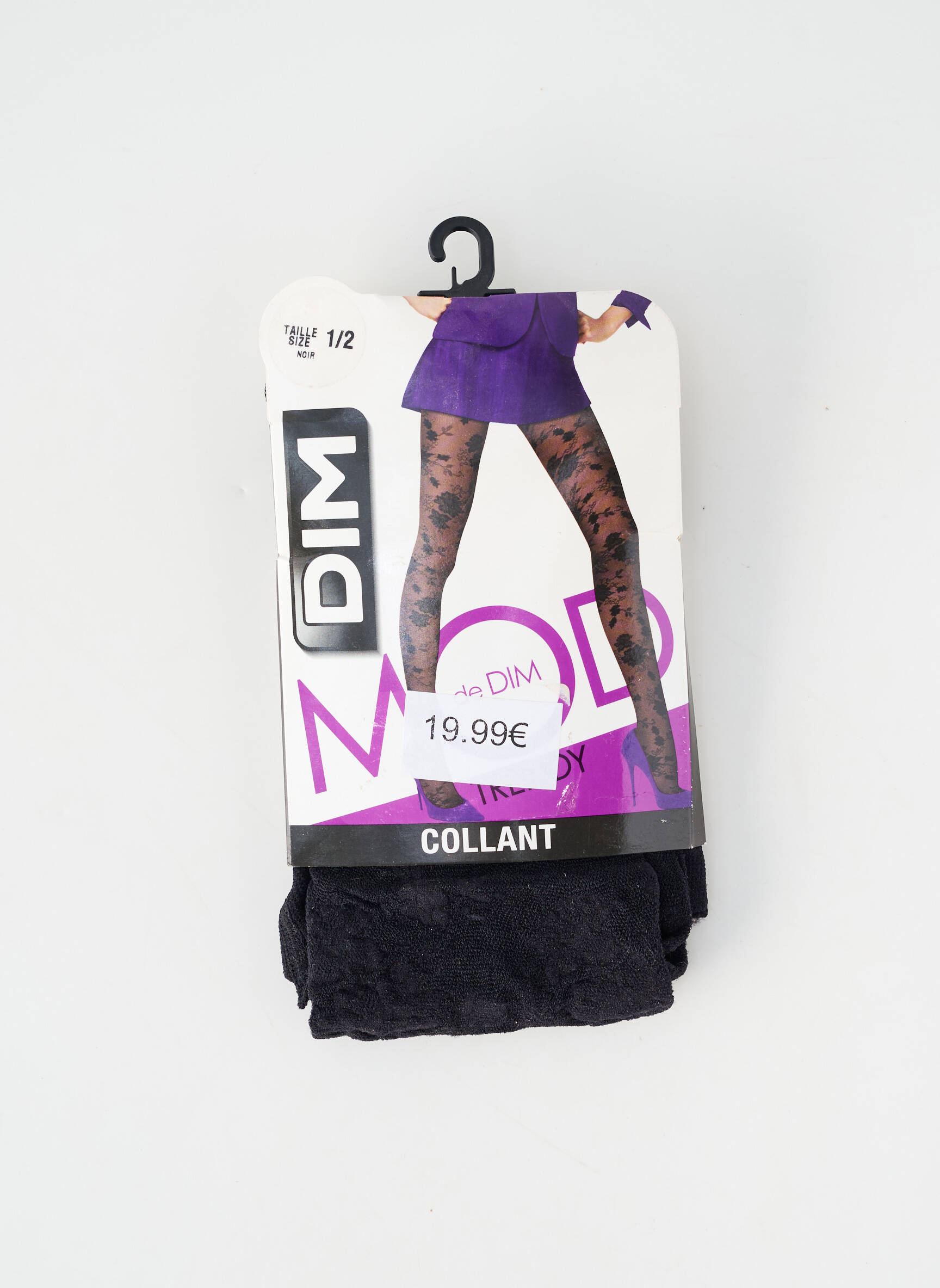 Collants stretch noir DIM femme