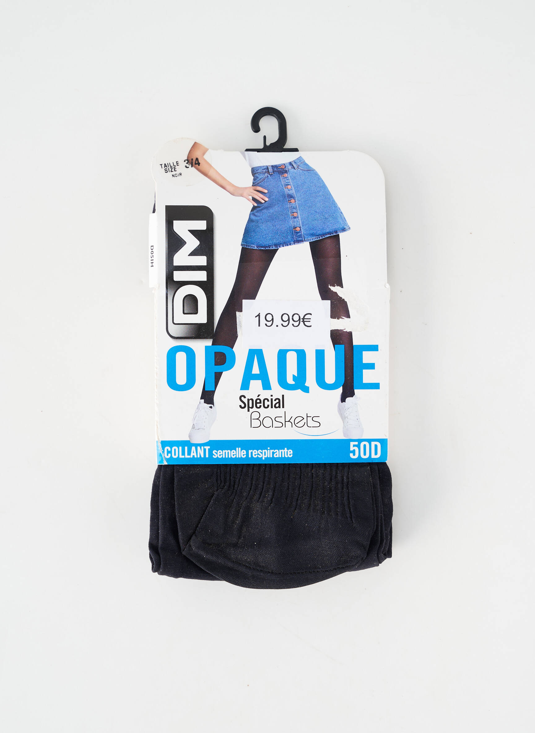 Collants stretch noir DIM femme