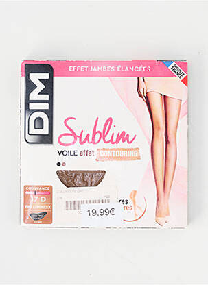 Collants stretch beige DIM femme