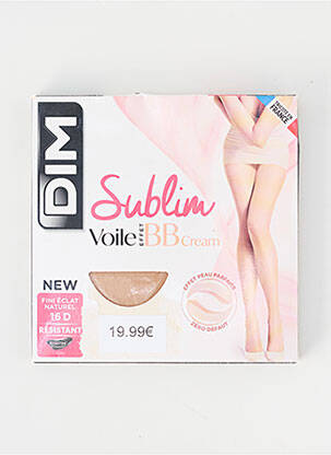 Collants stretch beige DIM femme