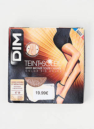 Collants stretch beige DIM femme