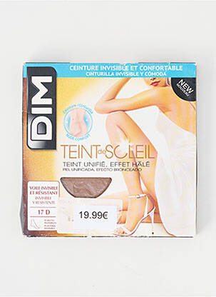 Collants stretch beige DIM femme