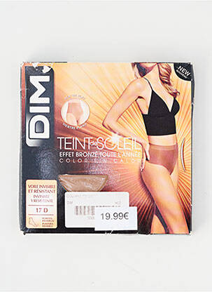 Collants stretch beige DIM femme