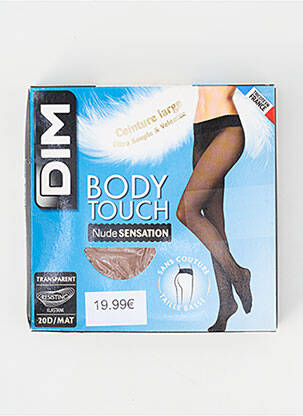 Collants stretch beige DIM femme