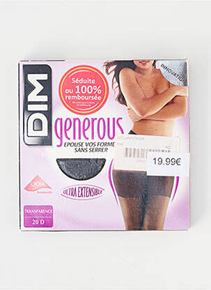Collants stretch noir DIM femme