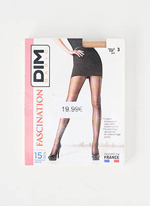 Collants stretch beige DIM femme