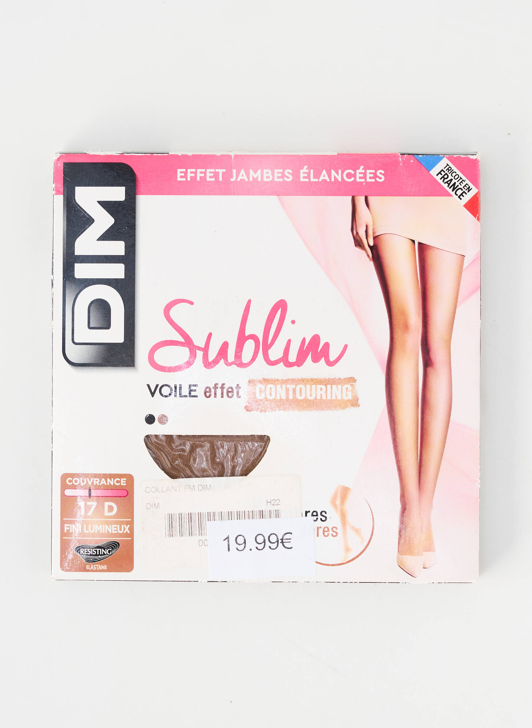 Collants stretch beige DIM femme