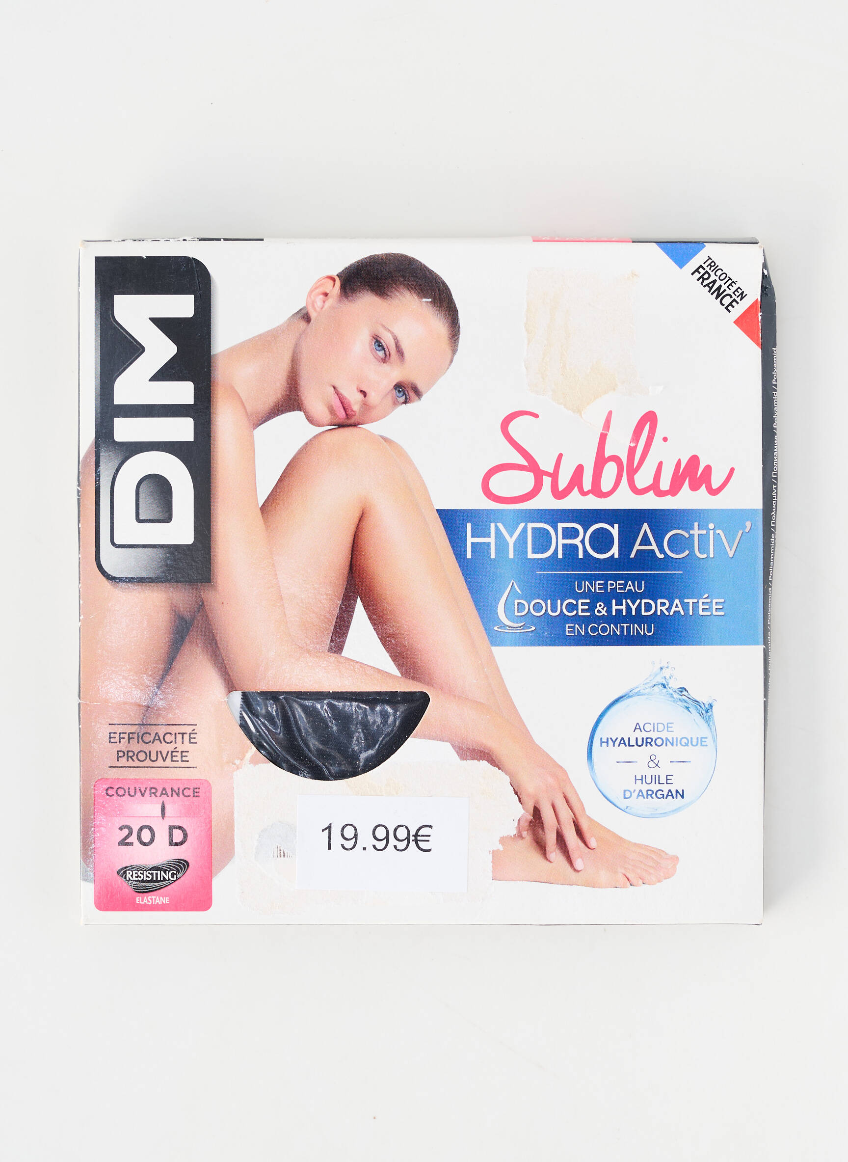 Collants légère et transparente noir DIM femme