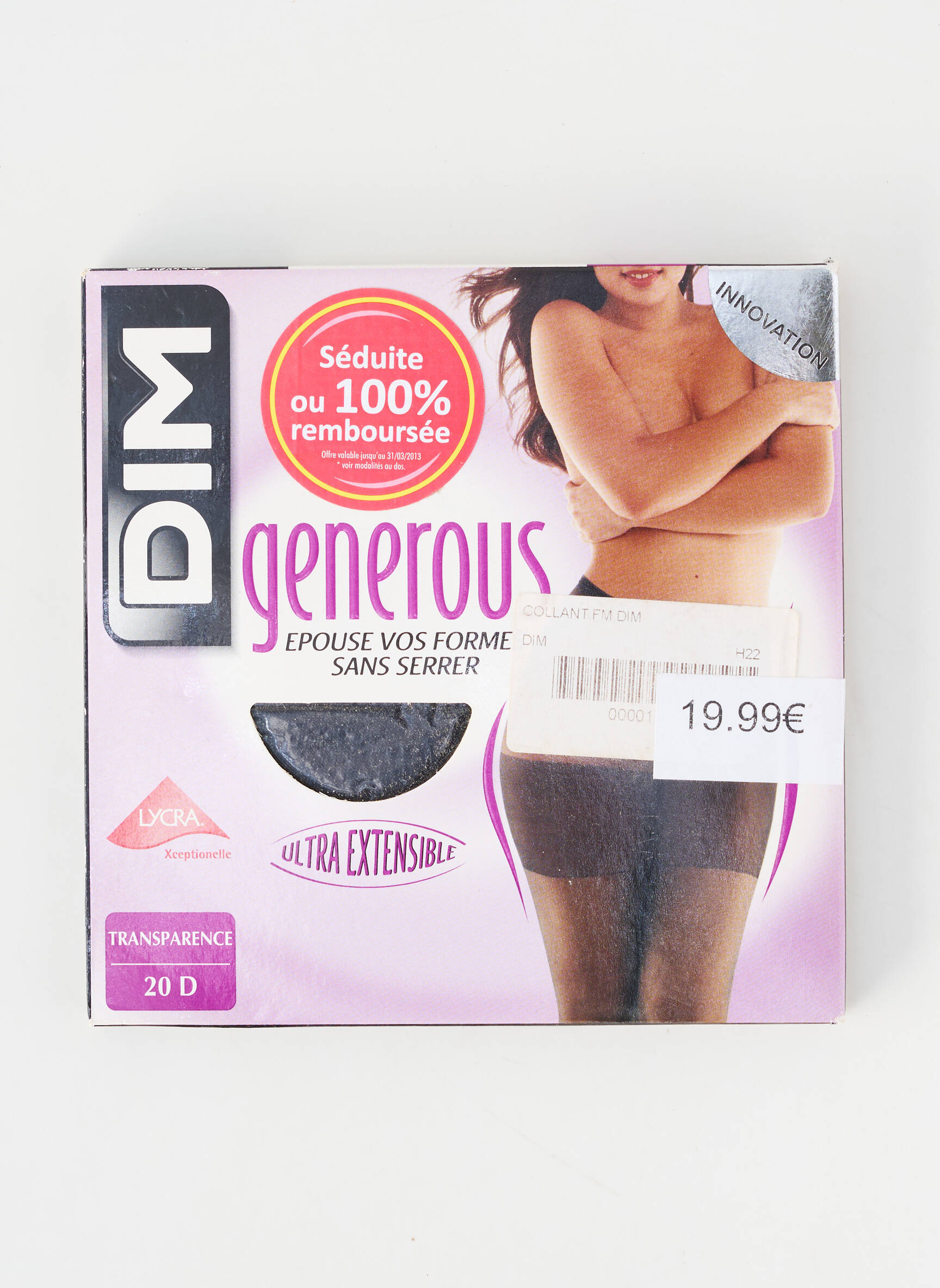 Collants stretch noir DIM femme