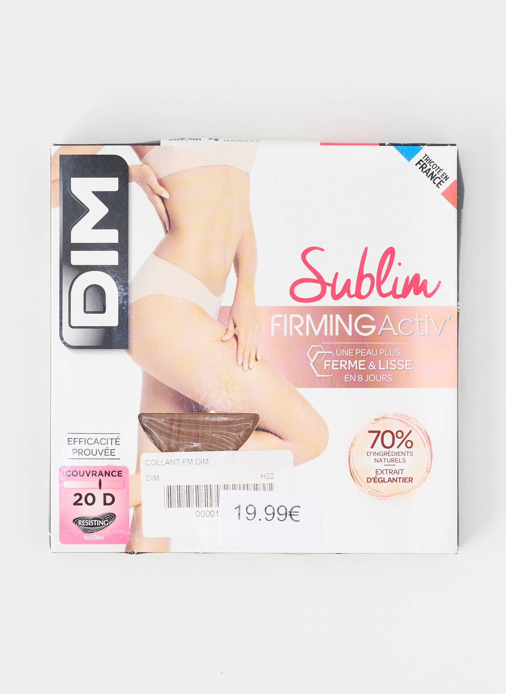 Collants stretch beige DIM femme