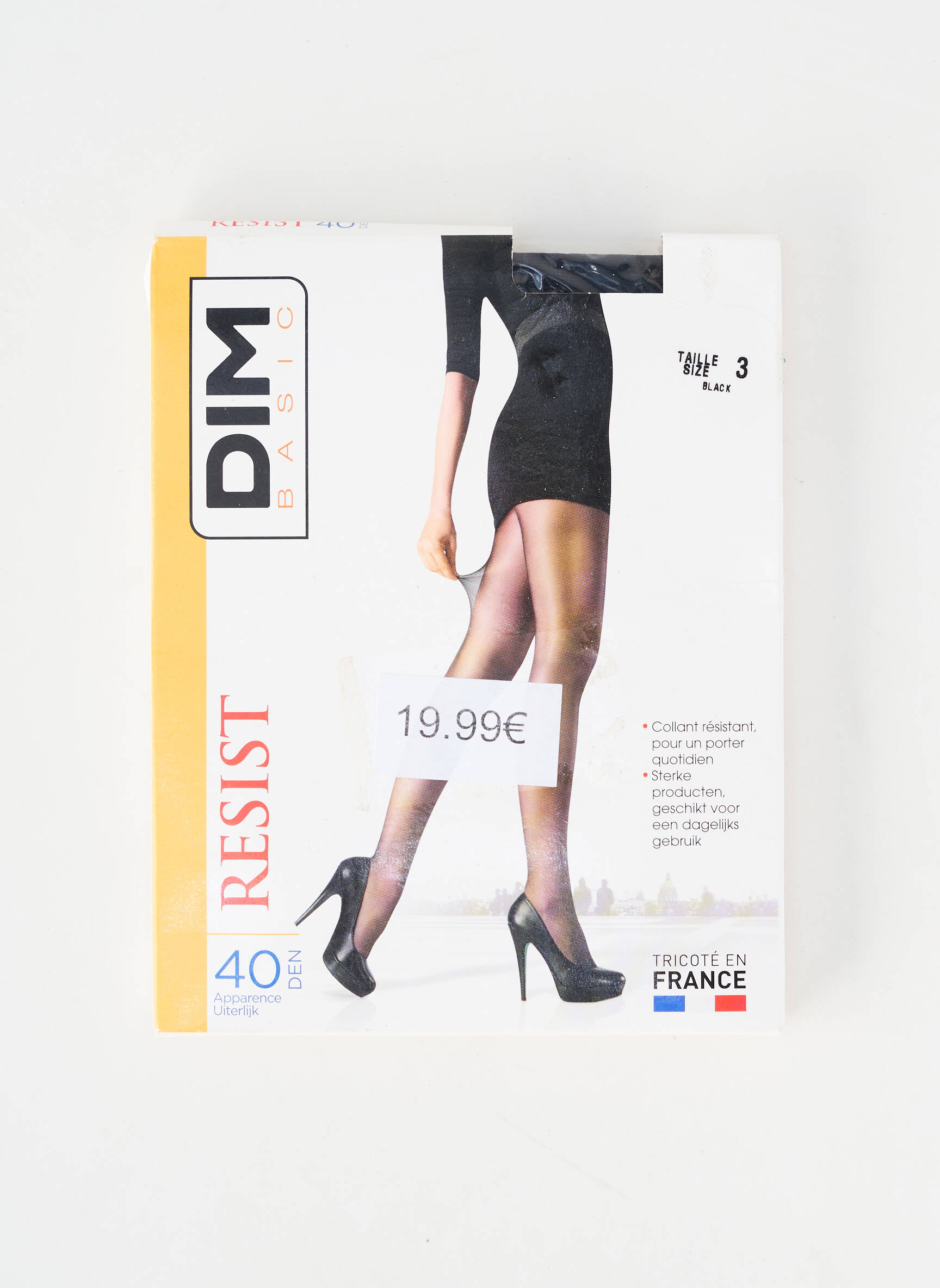 Collants stretch noir DIM femme