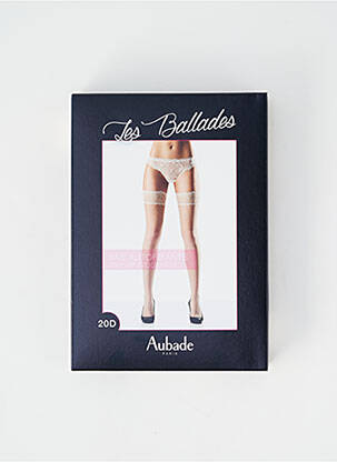 Bas maintien autofixant beige AUBADE femme