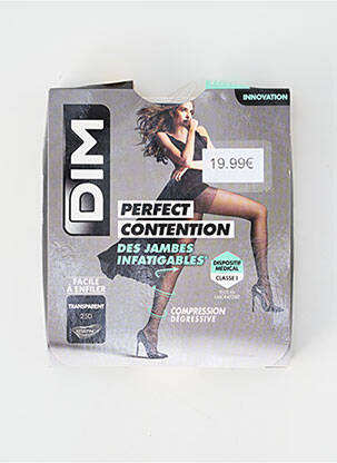 Collants stretch bleu DIM femme