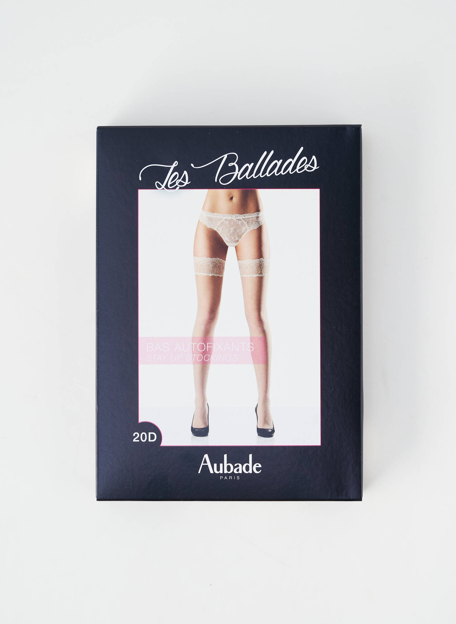 Bas maintien autofixant beige AUBADE femme