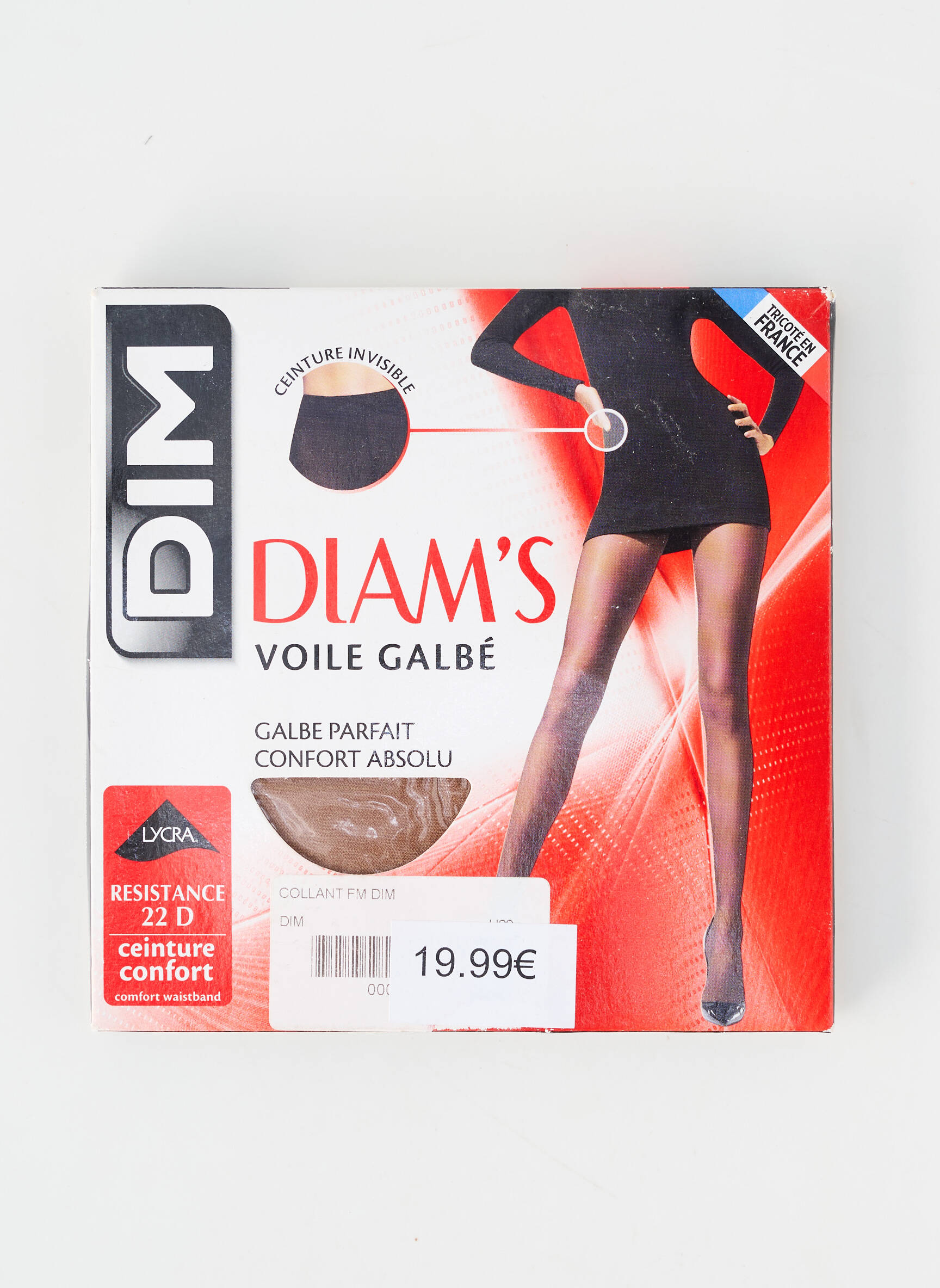 Collants stretch beige DIM femme