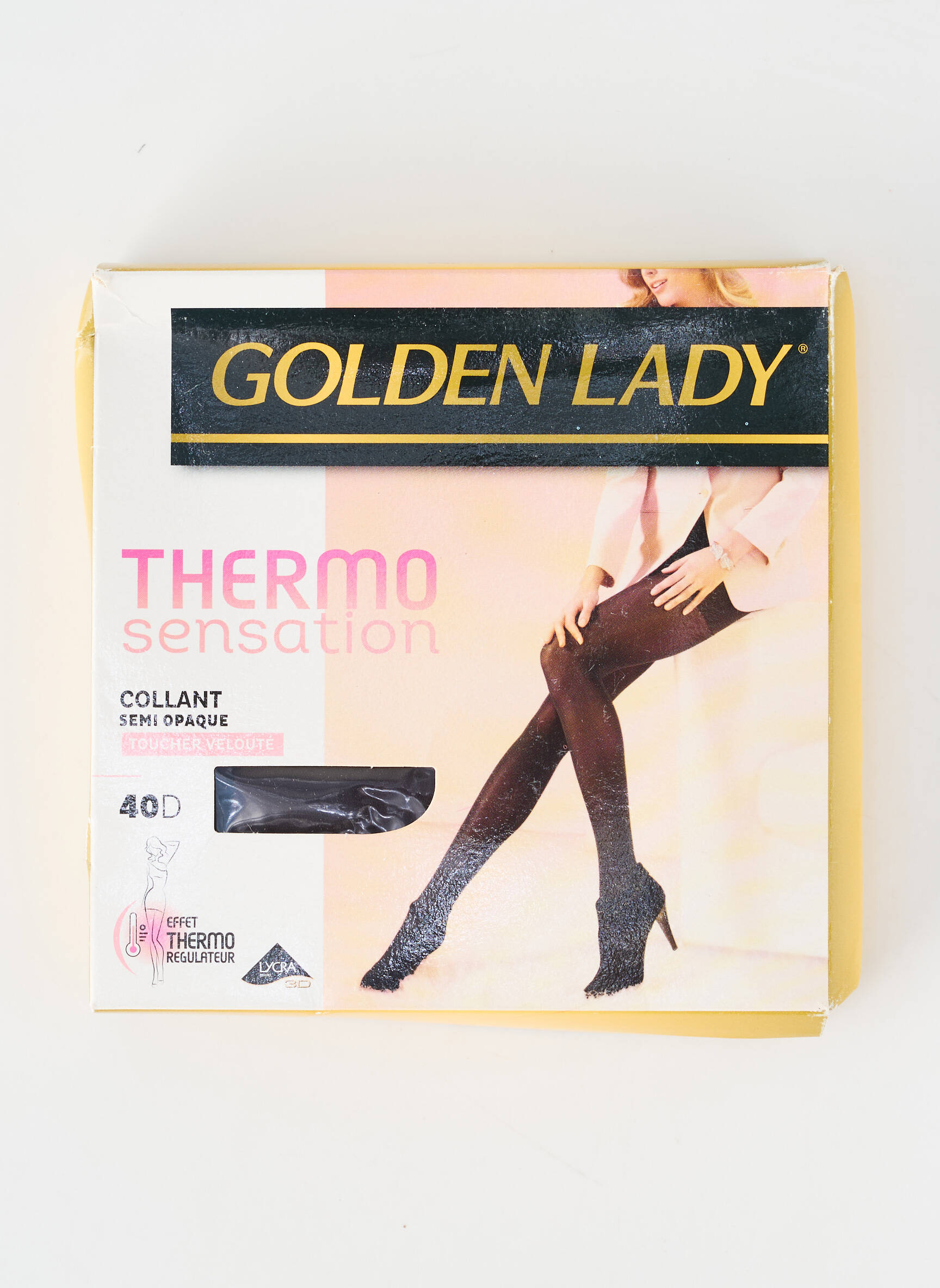 Collants stretch marron DIM femme
