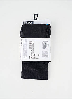 Collants imprimé pois noir DIM femme