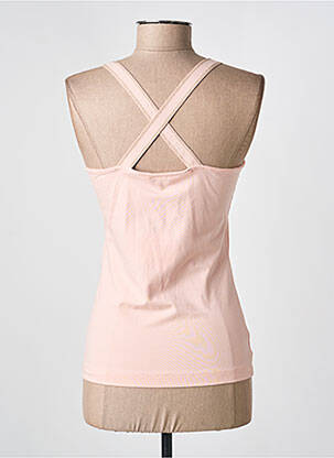 Débardeur stretch sans manche rose SANDWICH femme