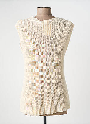 Top manches courtes manches courtes beige INDI & COLD femme