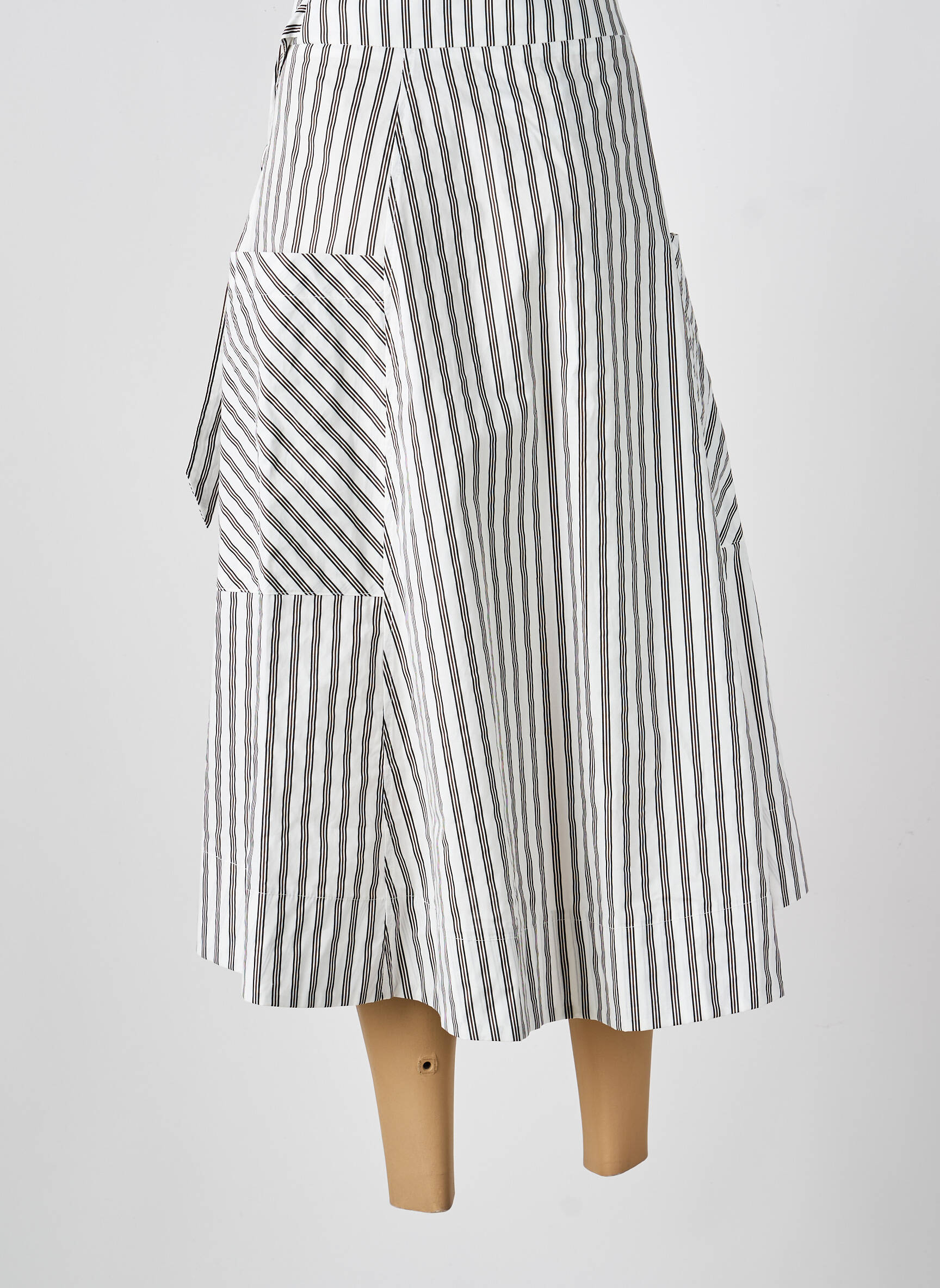 Jupe longue coupe évasée blanc FLIRT COLLECTION femme
